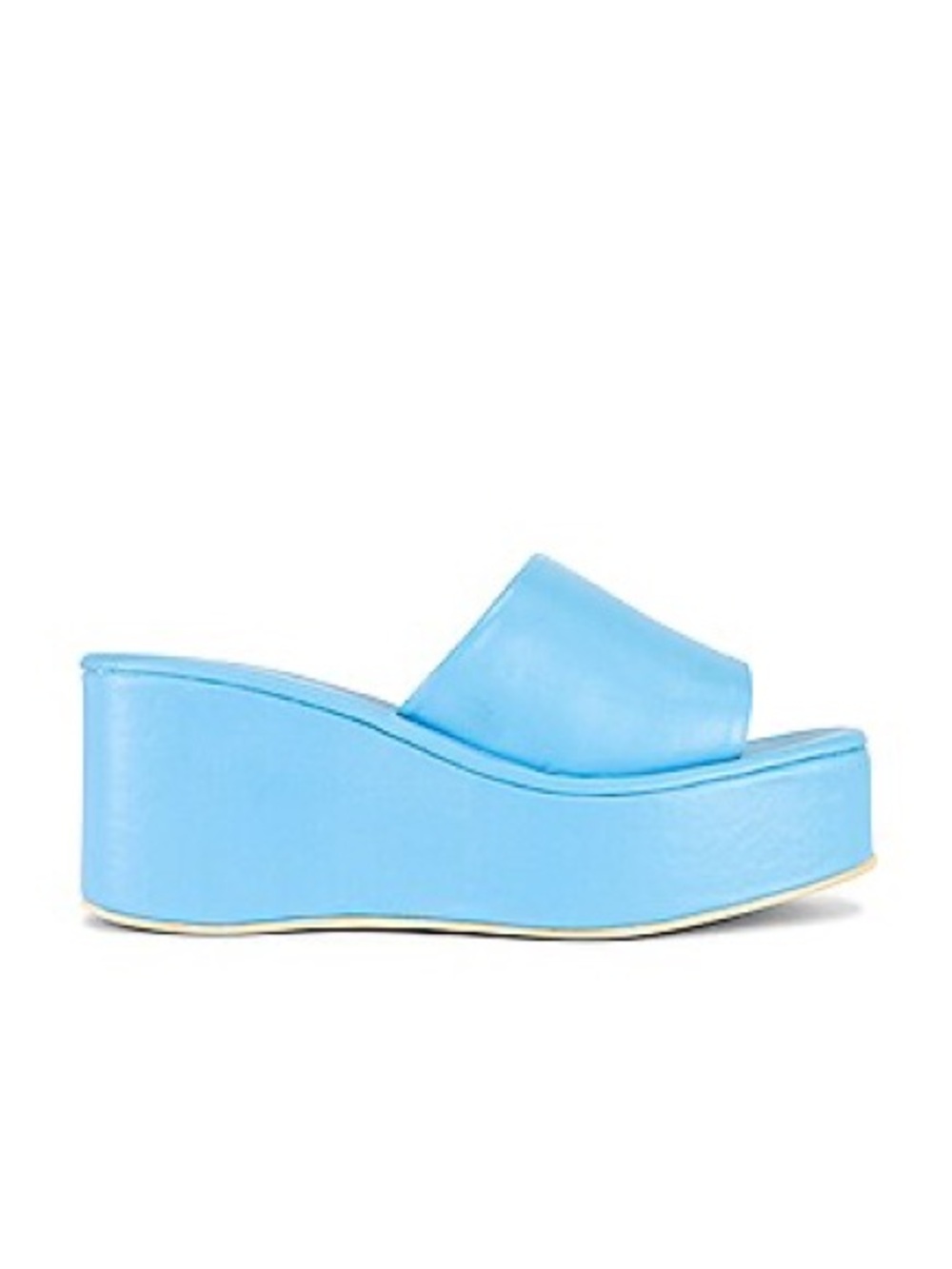 St. Sana Bristol Platform Sandal in Sky Blue